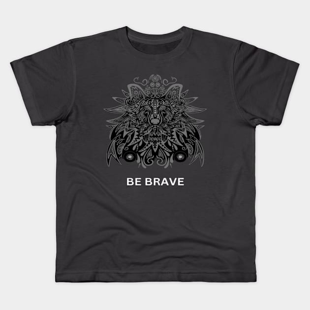 Be Brave - Bharat Parv Kids T-Shirt by Bharat Parv